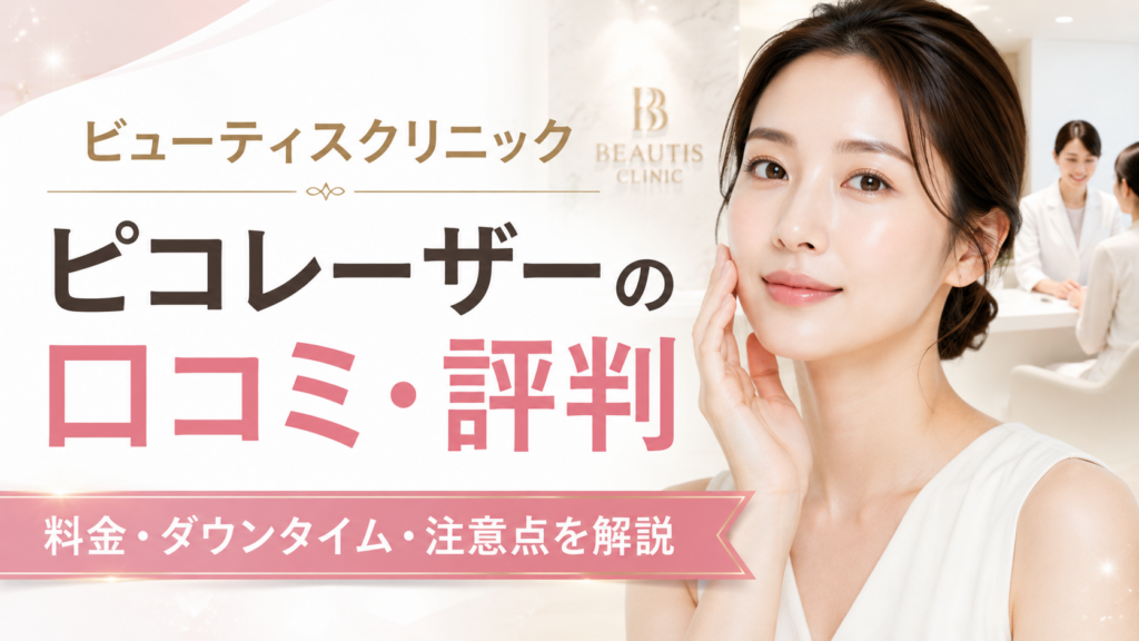 ビューティスクリニックのピコレーザー口コミ評判は？効果・料金・ダウンタイム・注意点を徹底解説